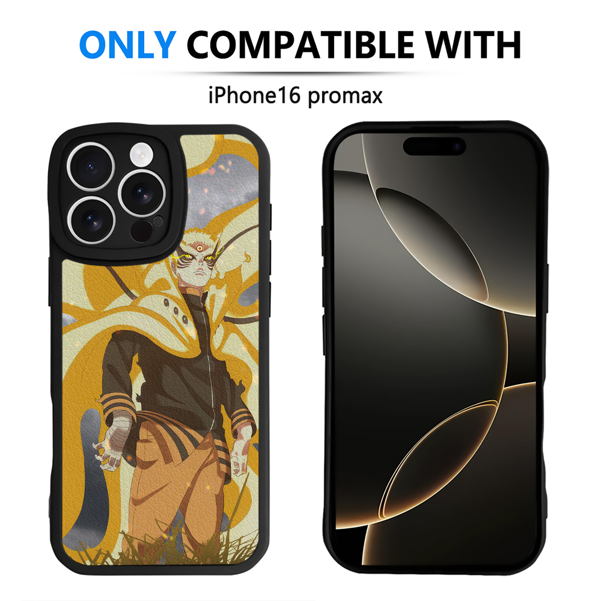（画像用） NARUTO -ナルト- NARUTO -ナルト- 疾風伝 【iPhone 16シリーズ対応】シリコンスマホケース（レザー調） 材質：シリコン